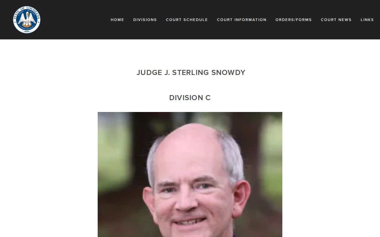 St. John the Baptist Parish court dates Division C court information