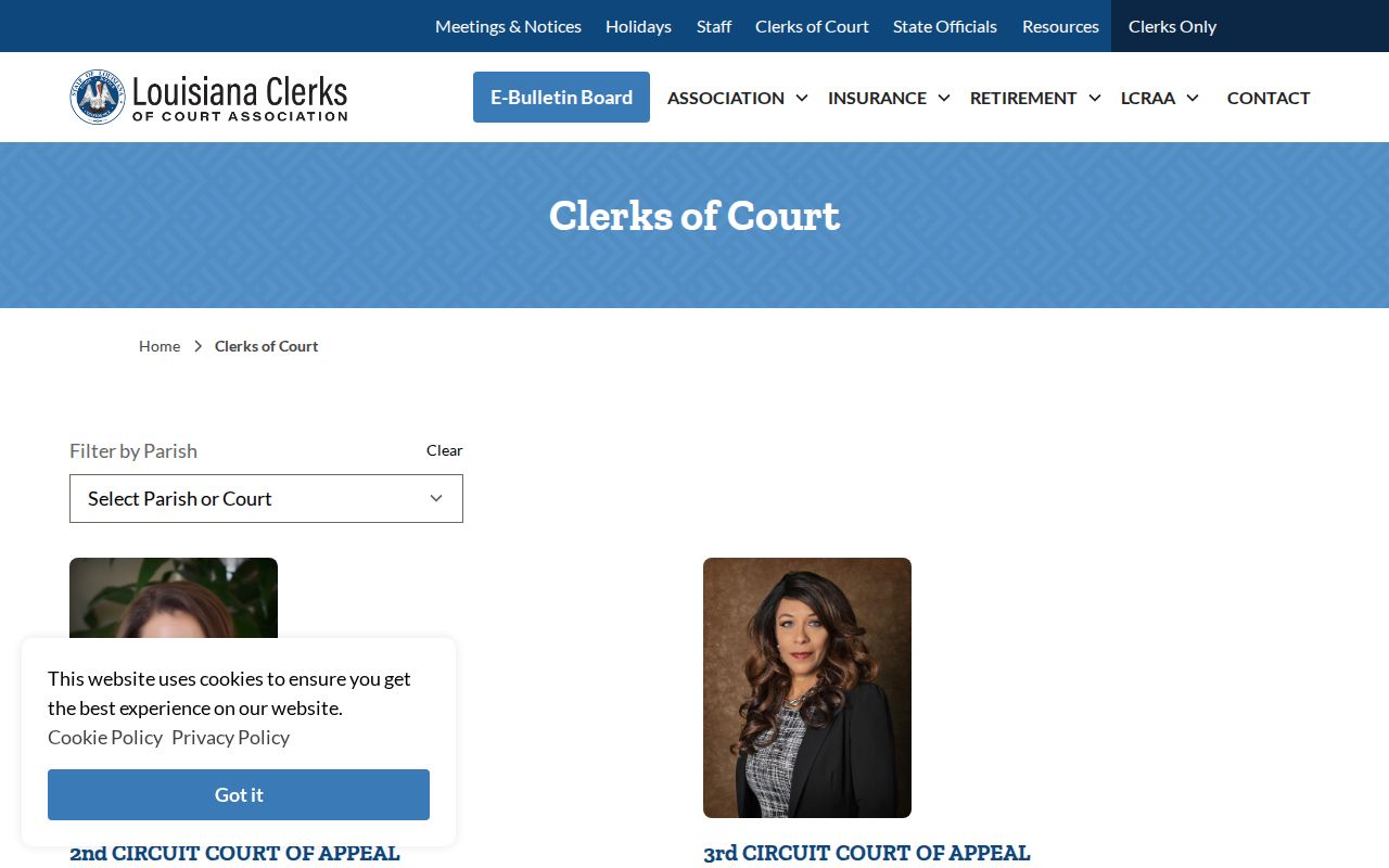 St. John the Baptist Parish court docket Louisiana Clerks of Court directory