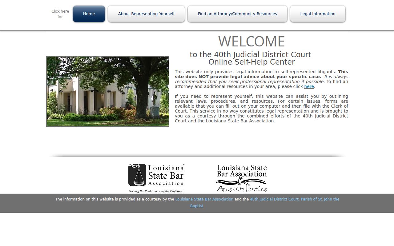 Reserve court docket access through the 40th JDC self-help resource